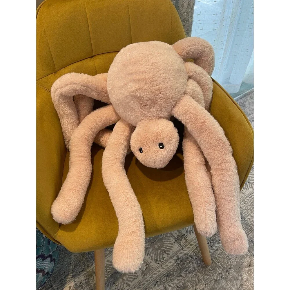 Summerween Jumbo Plush Spider Decorative Pillow